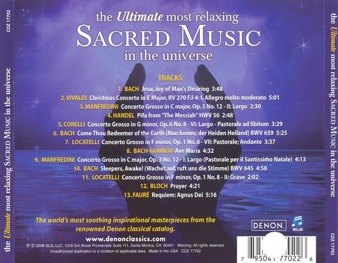 Ultimate Most Relaxing Sacred Music in the Universe cover art