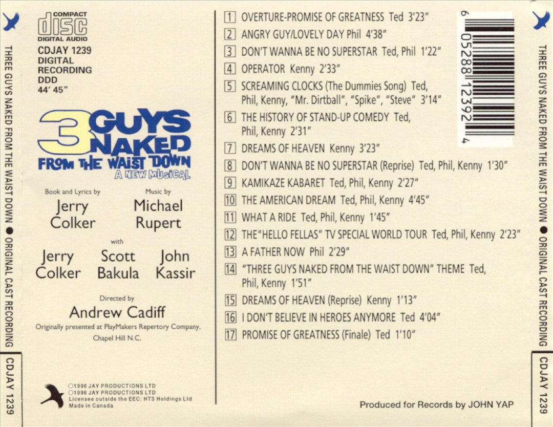 Three Guys Naked from the Waist Down [Original Cast Recording] cover art