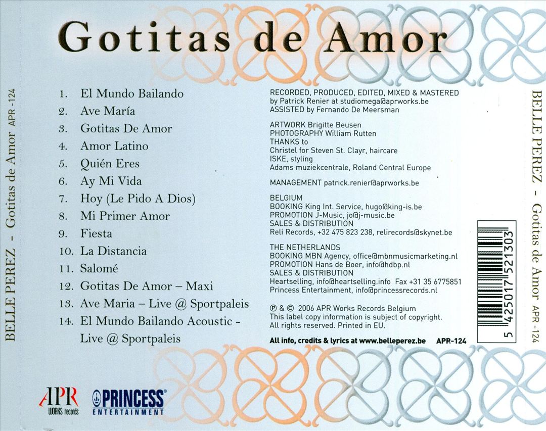 Gotitas de Amor cover art