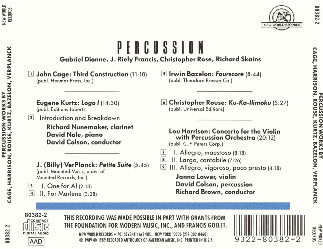 Percussion Works cover art
