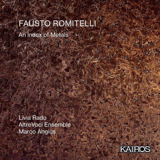Fausto Romitelli: An Index of Metals cover art