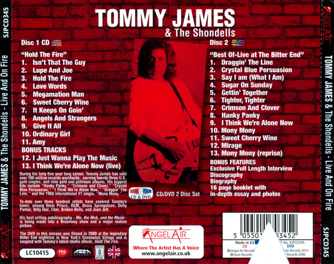 Live and on Fire (On Stage and in the Studio + DVD) cover art