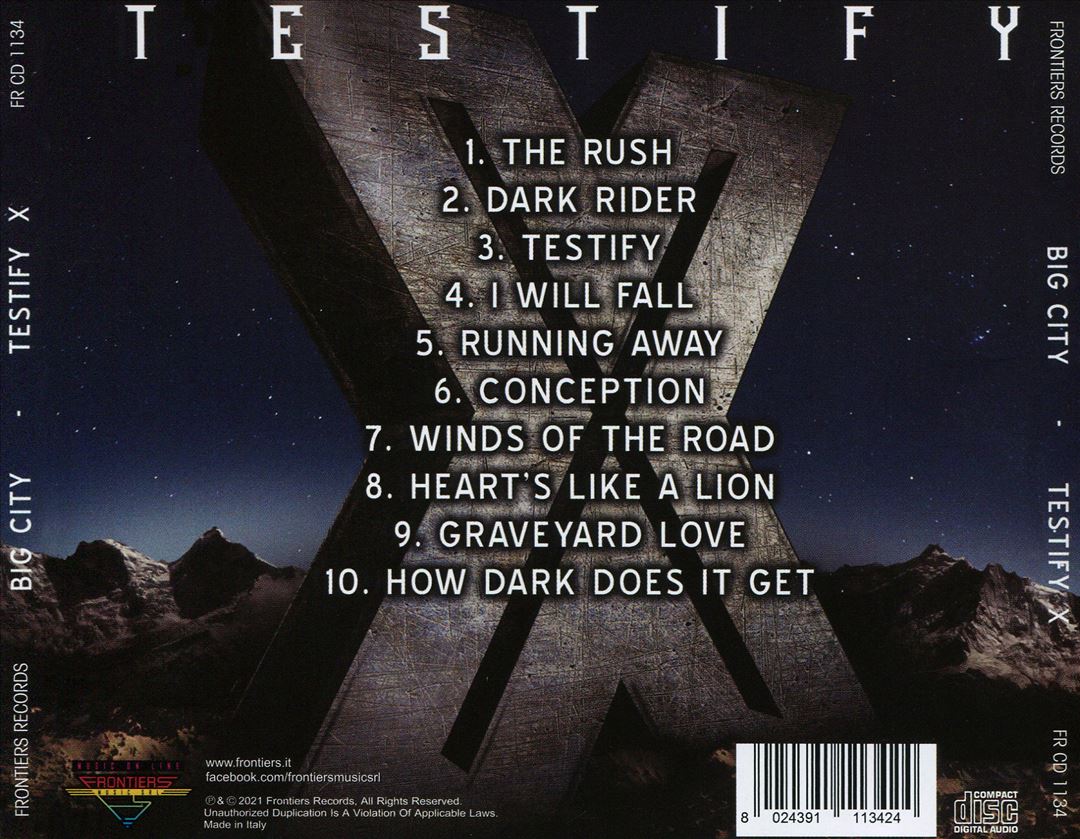 Testify cover art