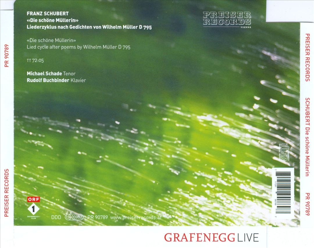 Schubert: Die schöne Müllerin cover art