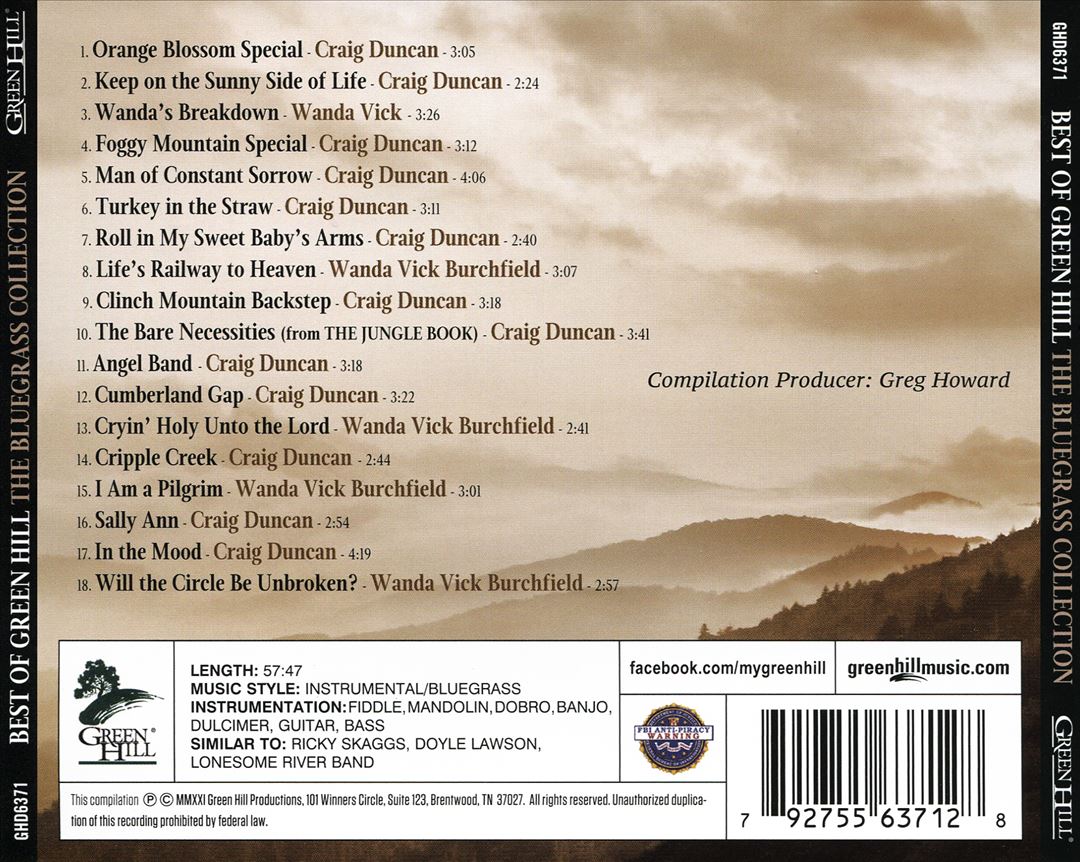 Best of Green Hill Music: The Bluegrass Collection cover art