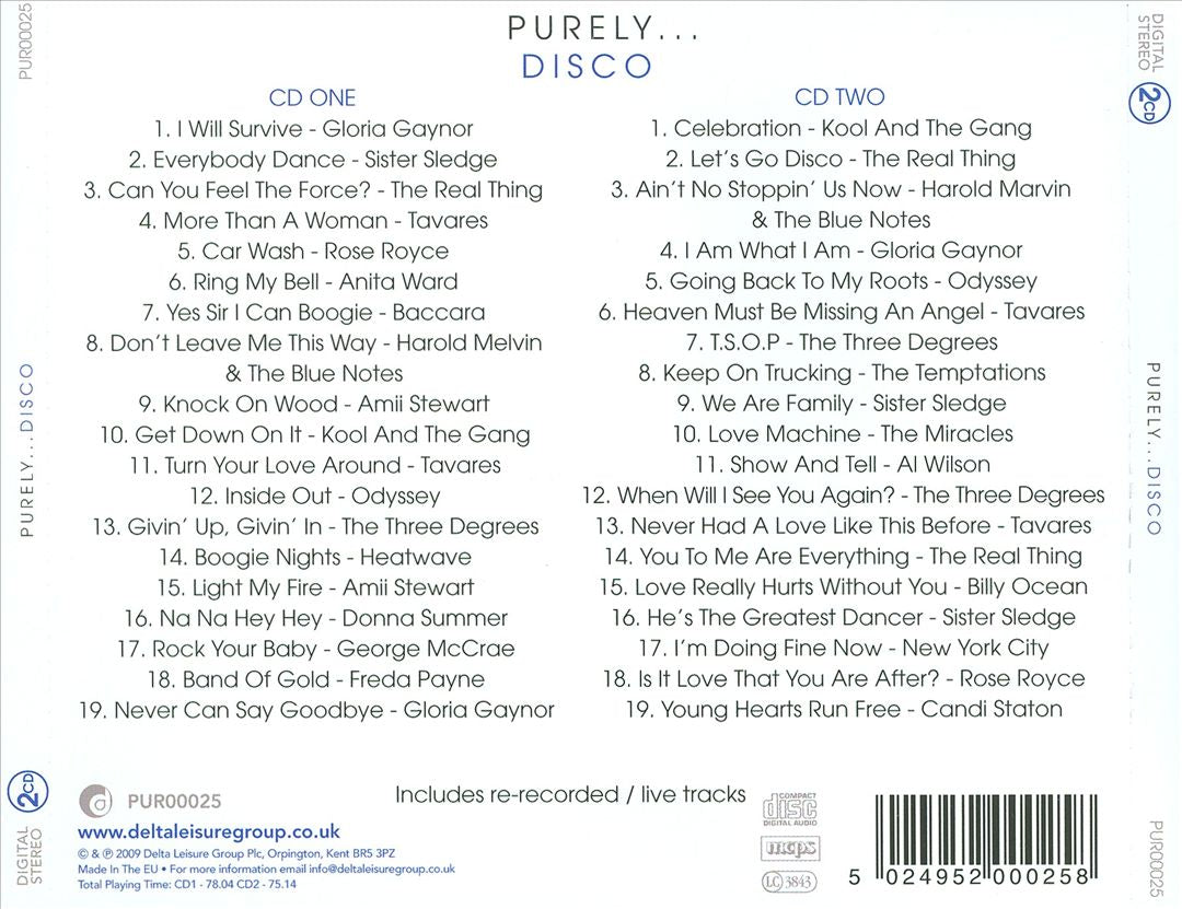Purely Disco cover art