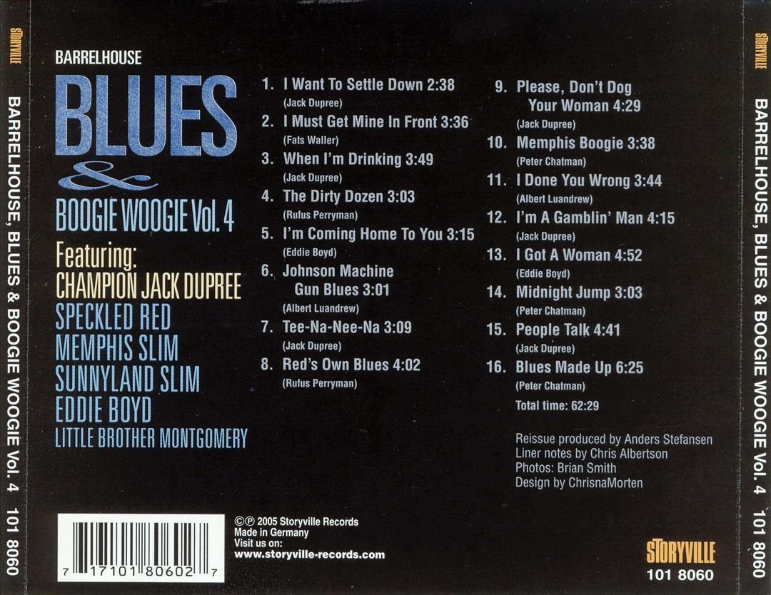 Barrelhouse Blues and Boogie Woogie, Vol. 5 cover art