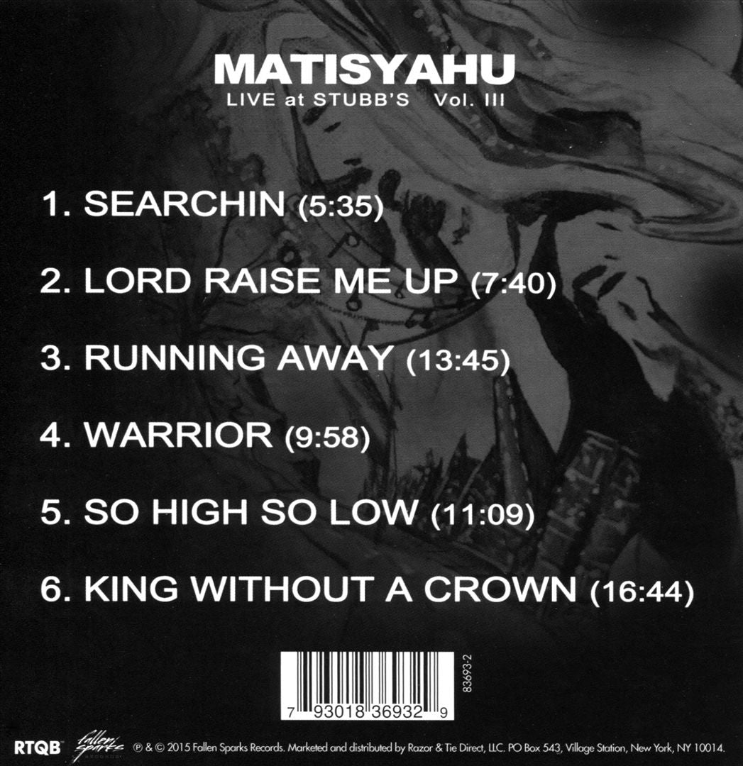 Live at Stubb's, Vol. 3 cover art