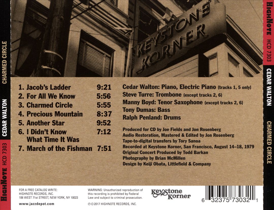 Charmed Circle: Live at the Keystone Korner cover art