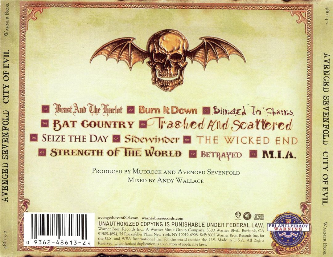 City of Evil cover art