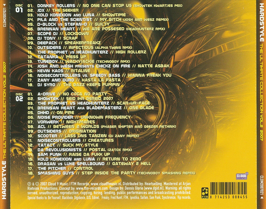 Hardstyle: The Ultimate Collection 2007, Vol. 2  cover art