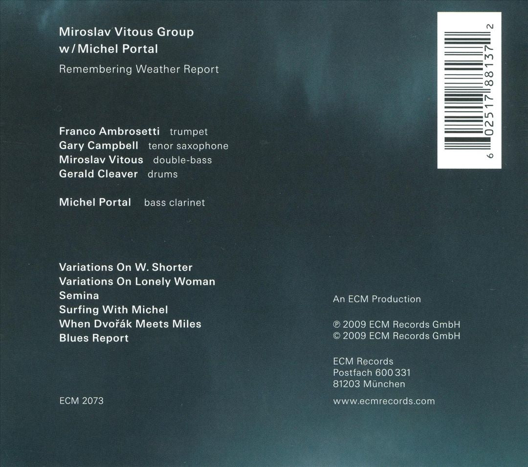 Remembering Weather Report cover art