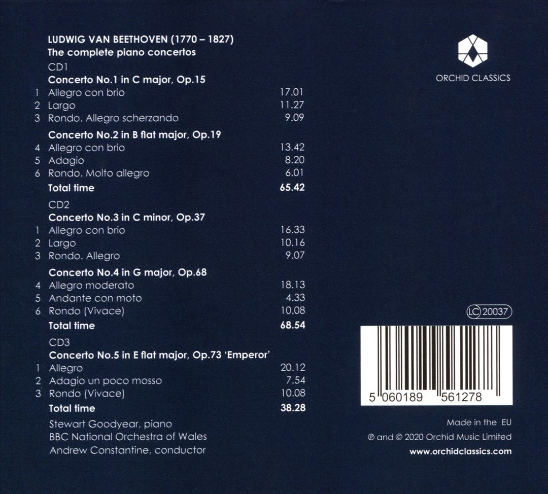 Beethoven: The Complete Piano Concertos cover art