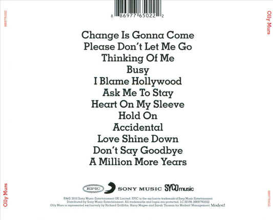 Olly Murs cover art