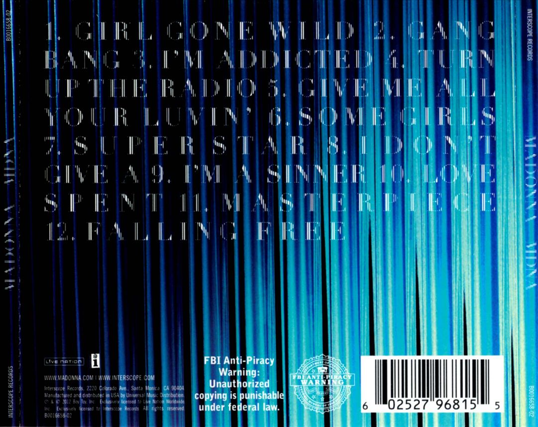 MDNA cover art