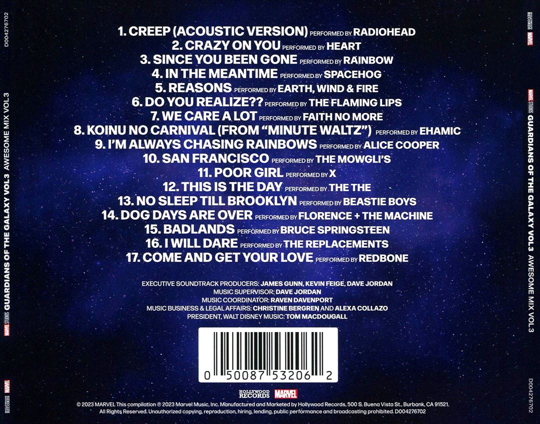 Guardians of the Galaxy: Vol. 3 [Original Motion Picture Soundtrack] cover art
