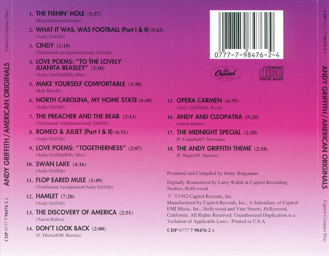 American Originals cover art