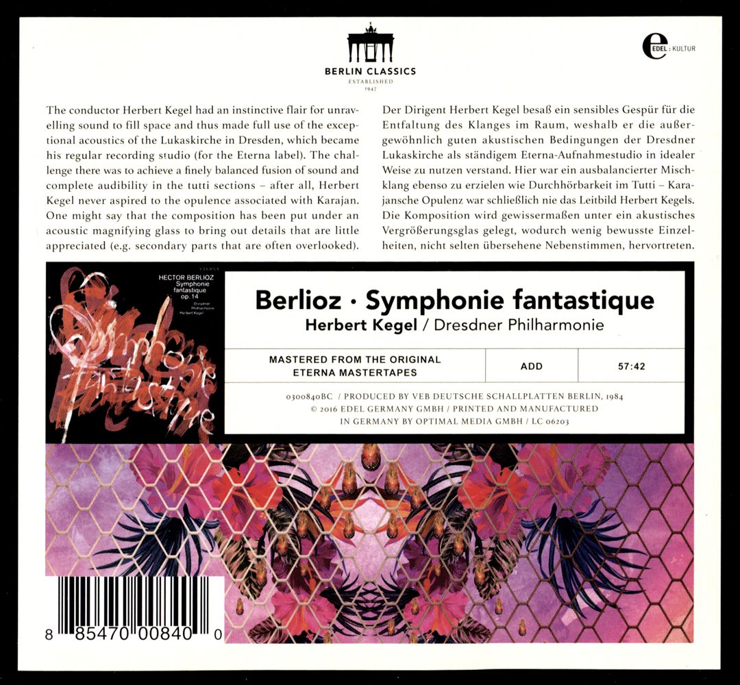 Berlioz: Symphonie fantastique cover art