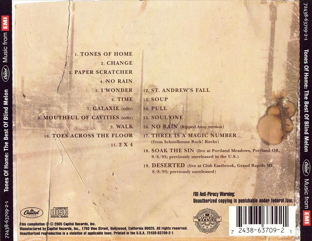 Best of Blind Melon cover art
