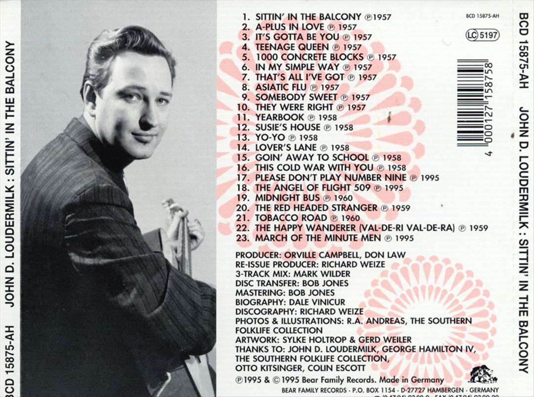 Sittin' in the Balcony cover art