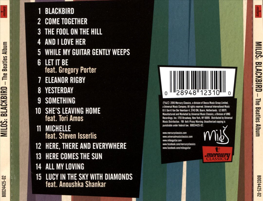 Blackbird: The Beatles Album cover art