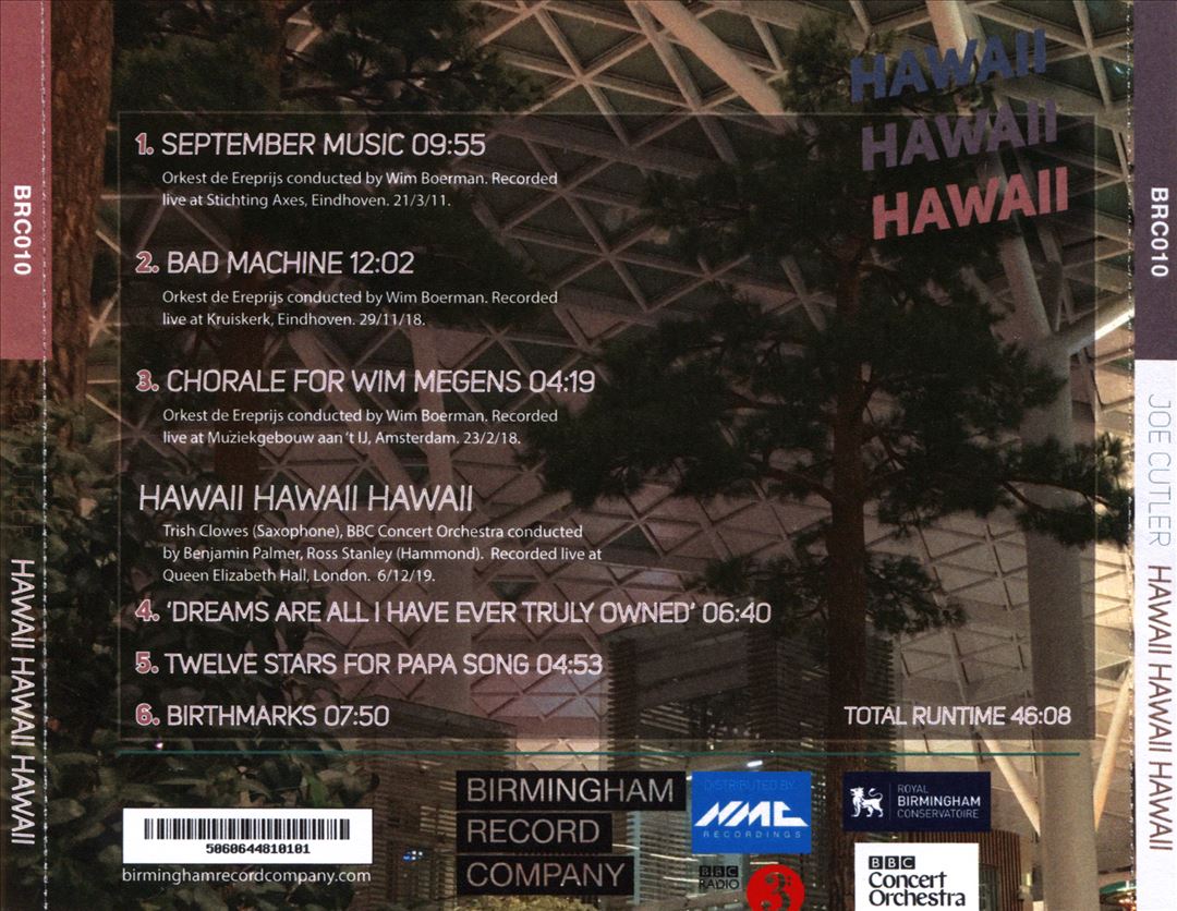 Joe Cutler: Hawaii Hawaii Hawaii cover art