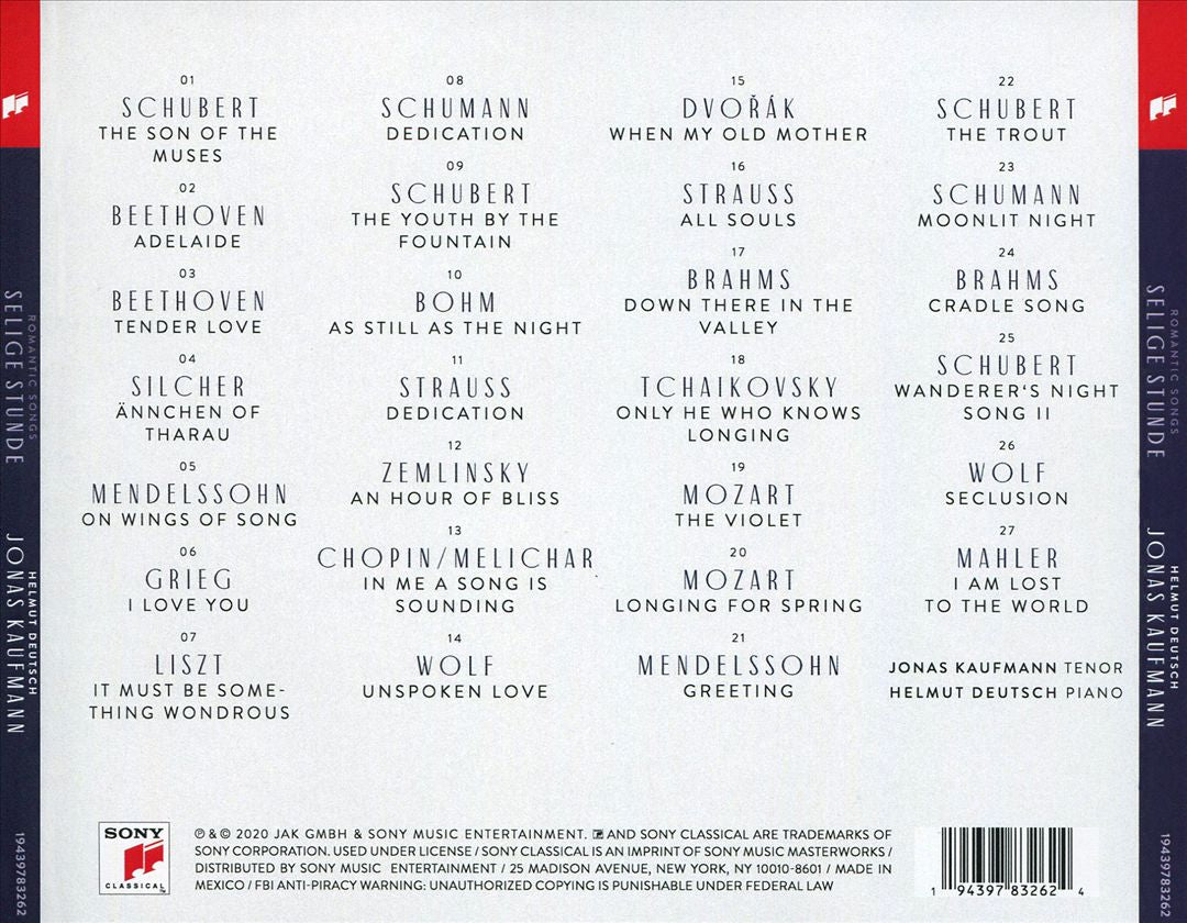 Selige Stunde: Romantic Songs cover art