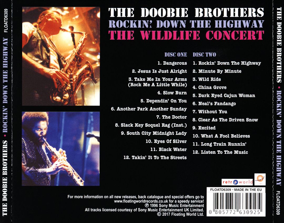 Rockin' Down the Highway: The Wildlife Concert cover art
