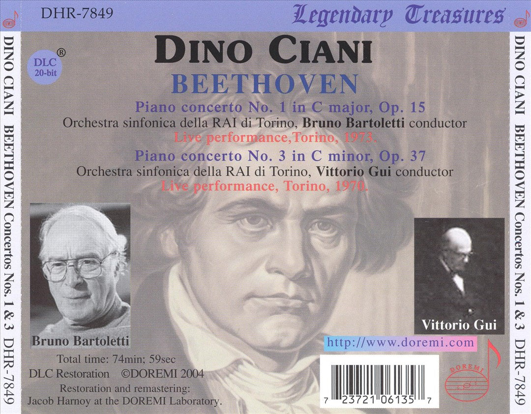 Beethoven: Piano Concertos Nos. 1 & 3 cover art
