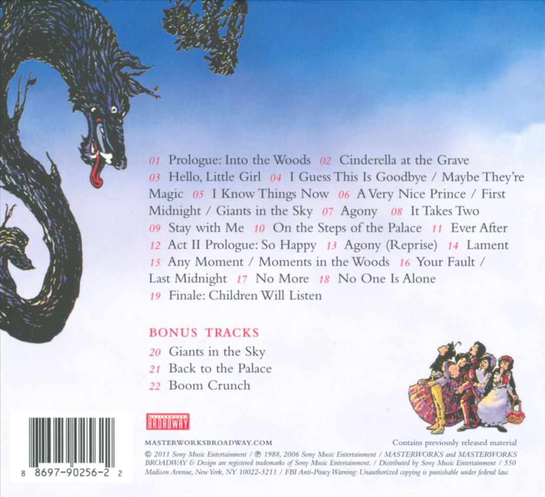 Into the Woods [Original Broadway Cast] cover art