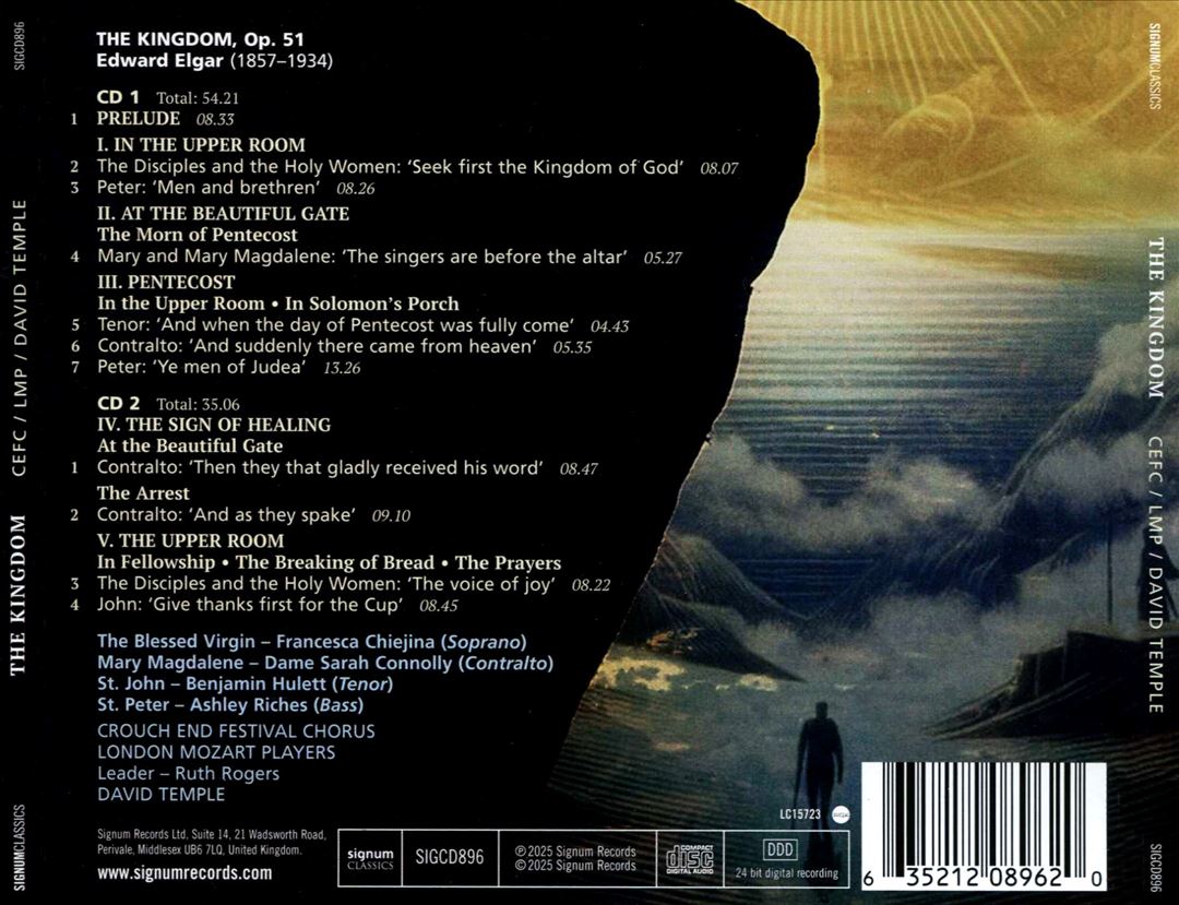 Elgar: The Kingdom cover art