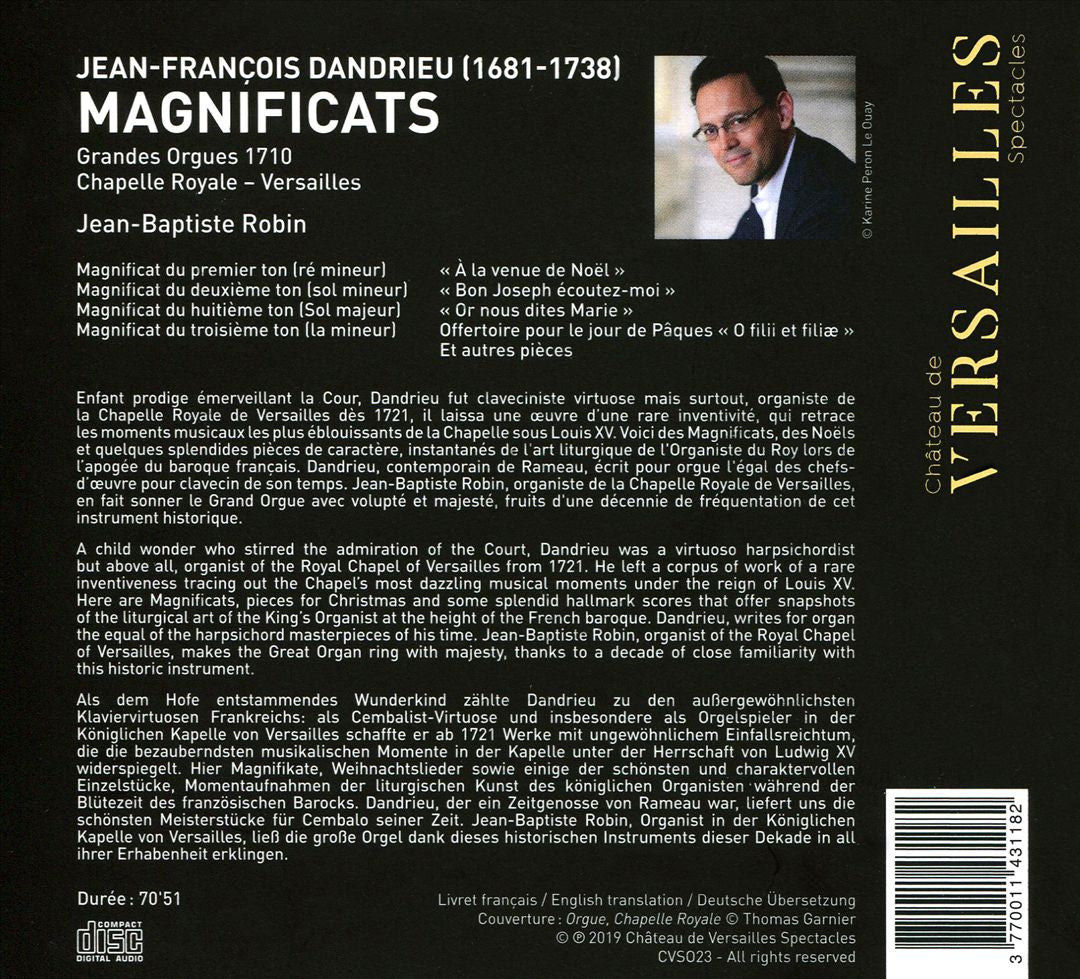 Dandrieu, Vol. 1: Magnificats cover art