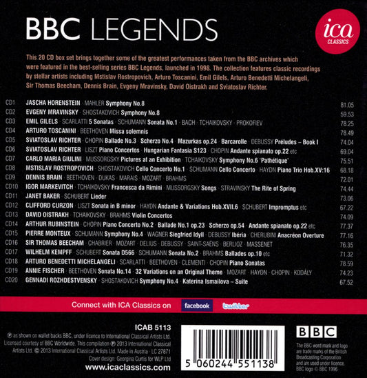 BBC Legends: Great Recordings from the Archive cover art