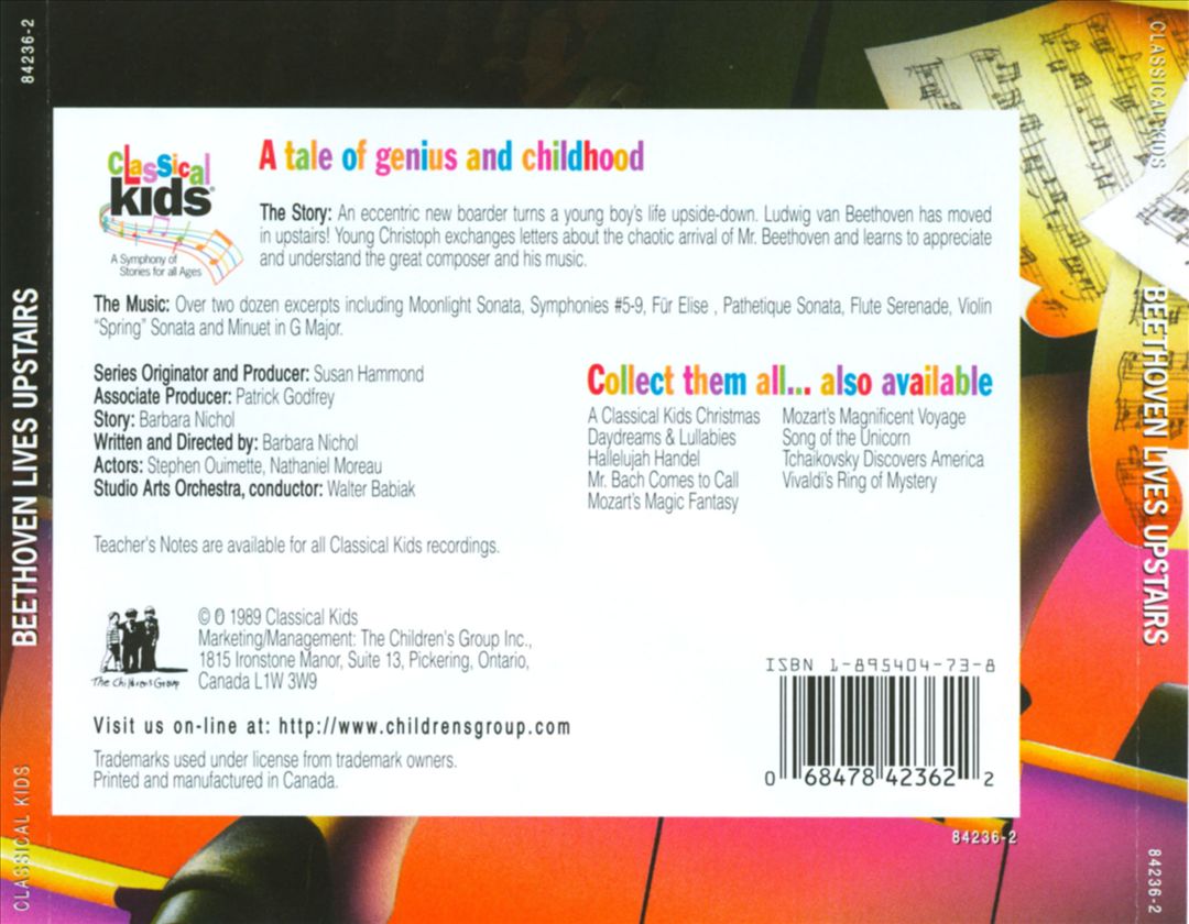 Beethoven Lives Upstairs cover art