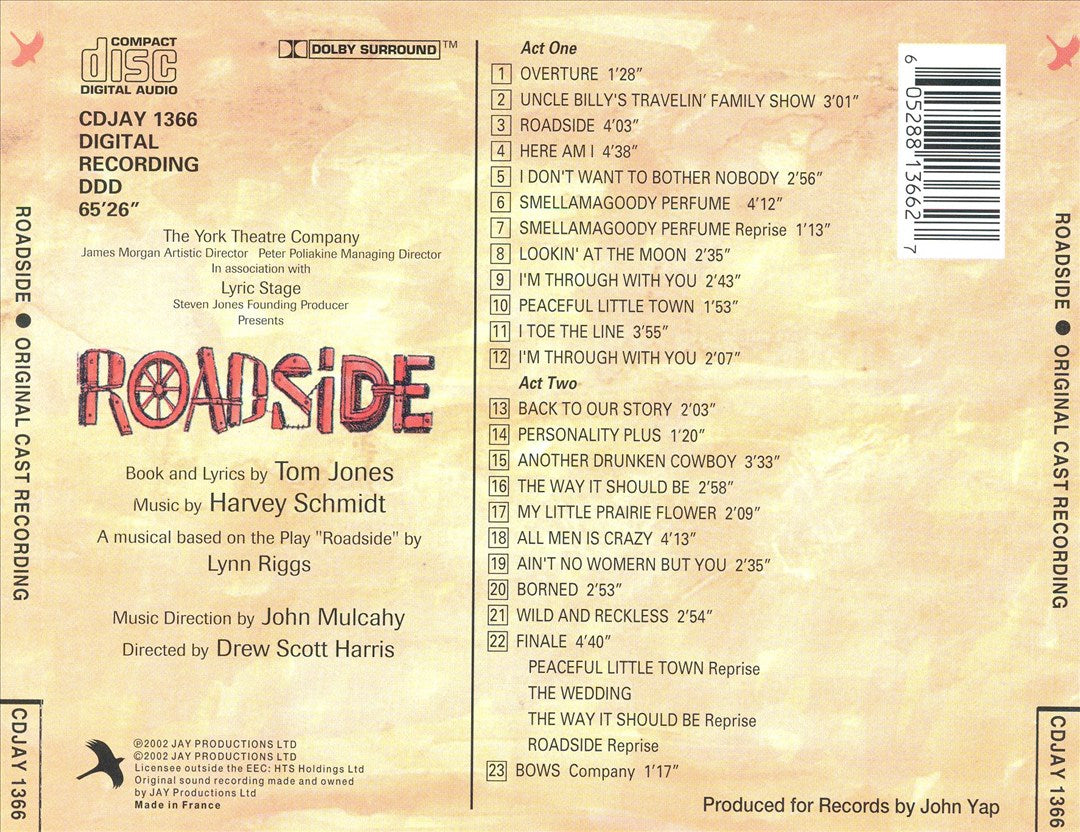 Roadside [Original Cast Recording] cover art