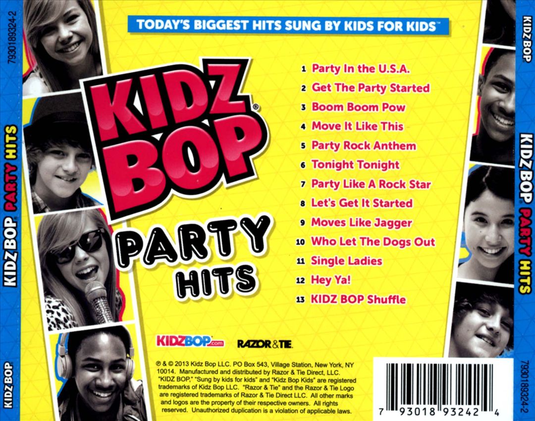 Kidz Bop Party Hits cover art