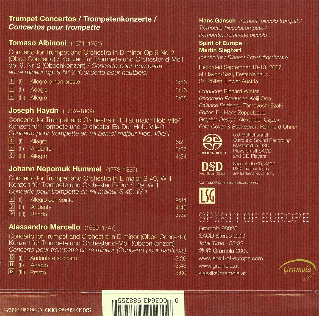 Trompetenkonzerte cover art