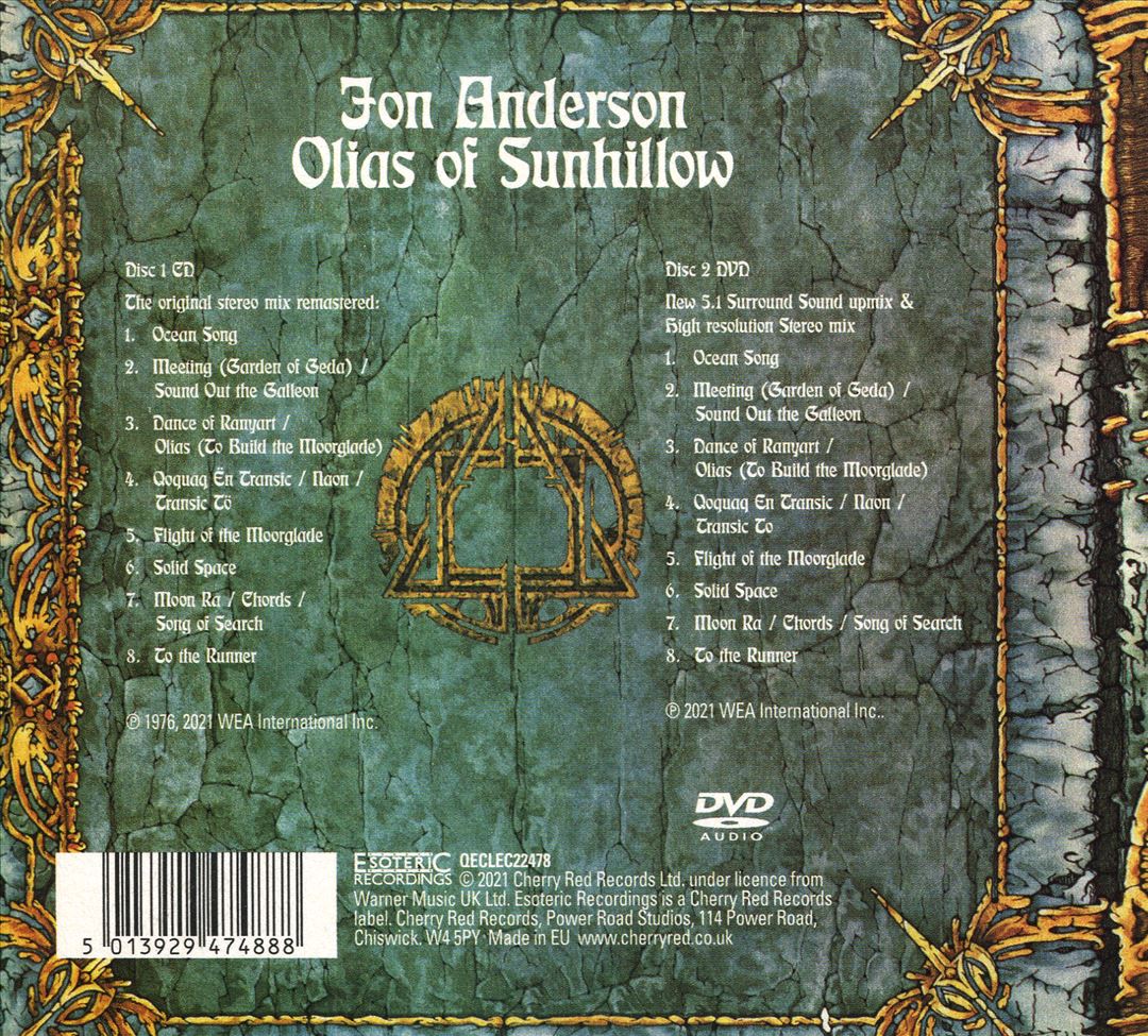 Olias of Sunhillow cover art