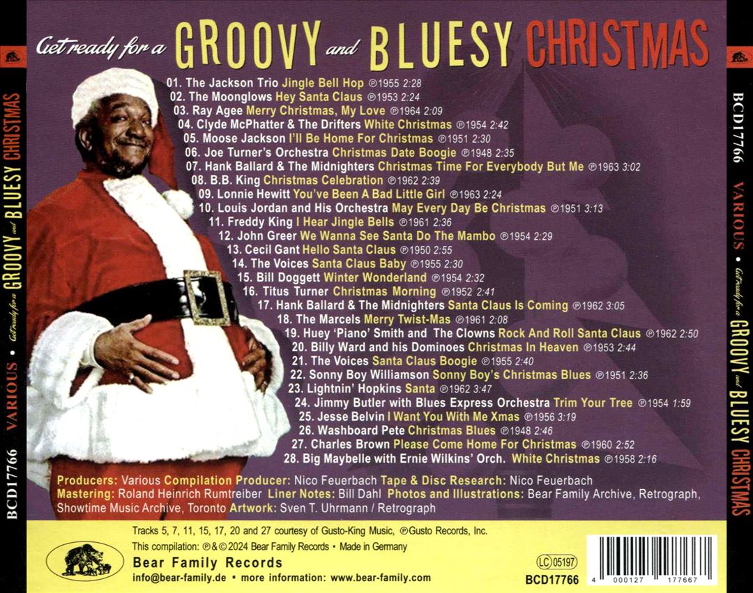 Get Ready For A Groovy And Bluesy Christmas cover art