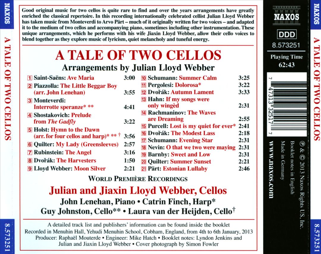 Tale of Two Cellos cover art