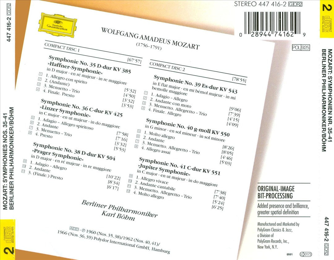 Mozart: Symphonies Nos. 35-41 cover art