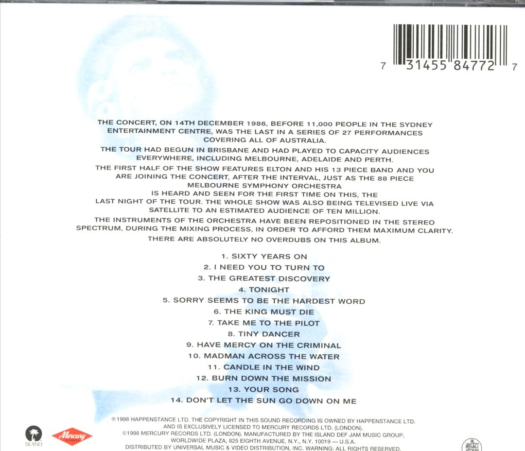 Live in Australia [Remastered] cover art