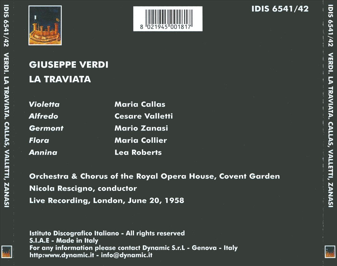Verdi: La Traviata cover art