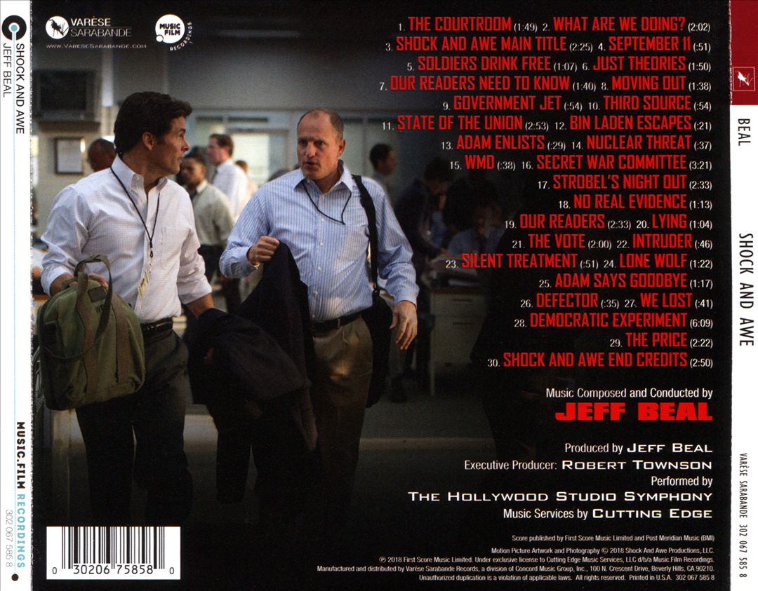 Shock and Awe [Original Motion Picture Soundtrack] cover art