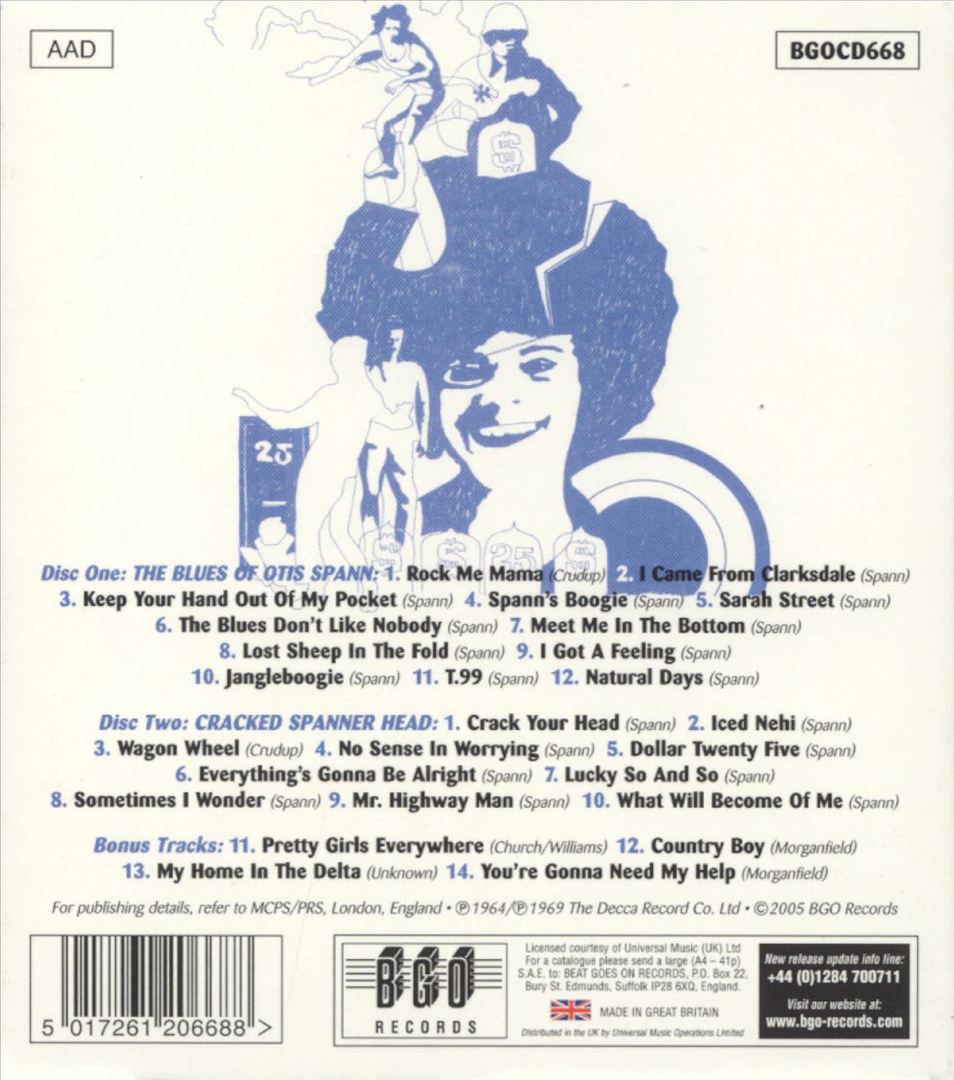 Blues of Otis Spann/Cracked Spanner Head cover art