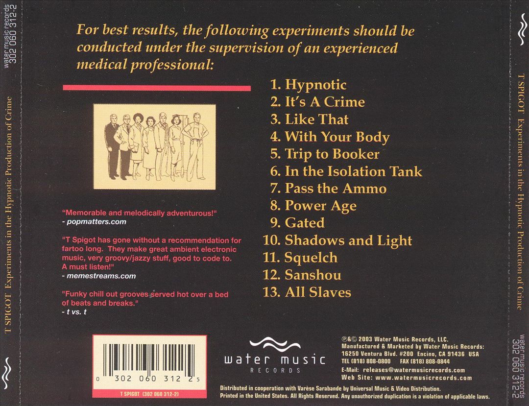 Experiments in the Hypnotic Production of Crime cover art
