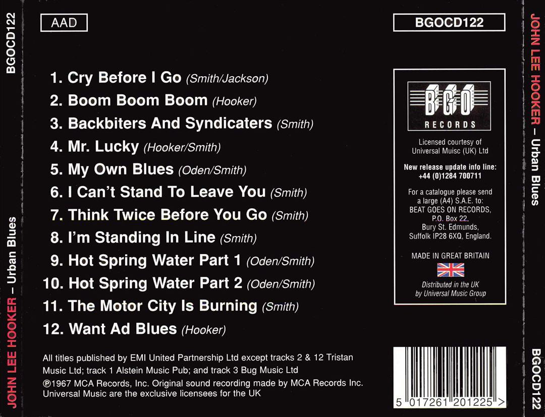 Urban Blues cover art