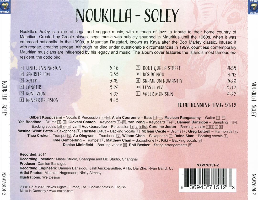 Soley Noukilla cover art