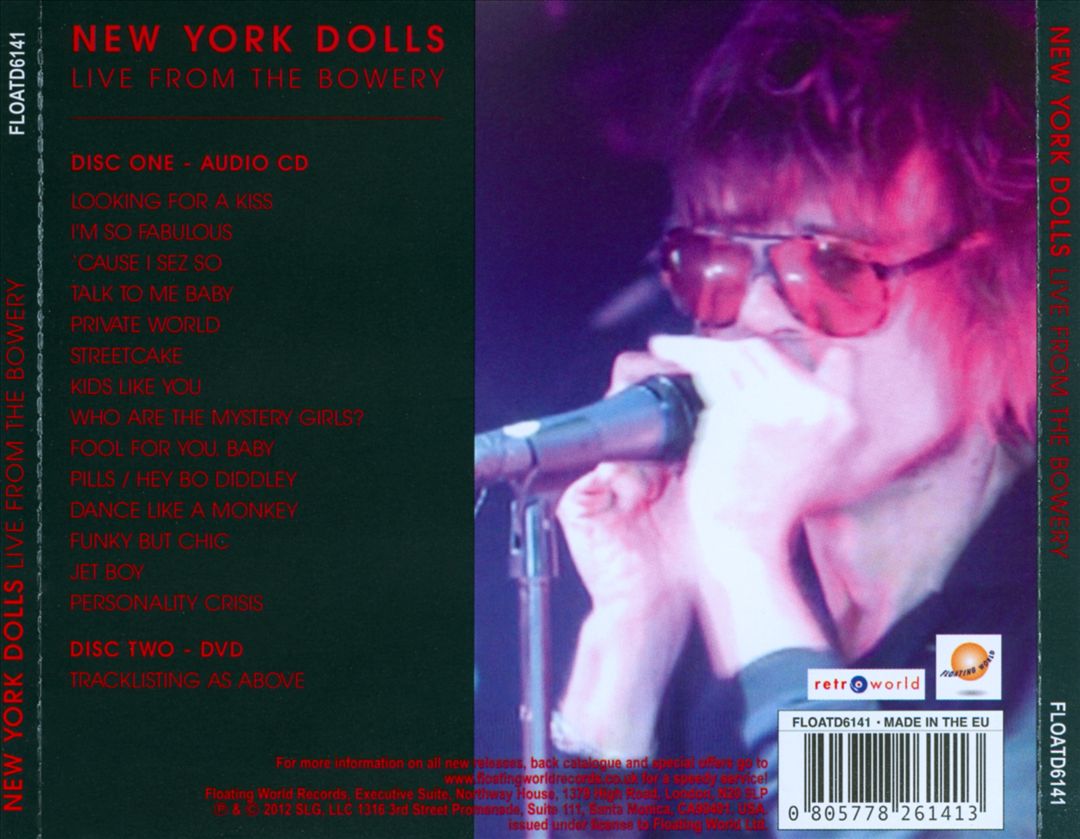 Live from the Bowery 2011 cover art