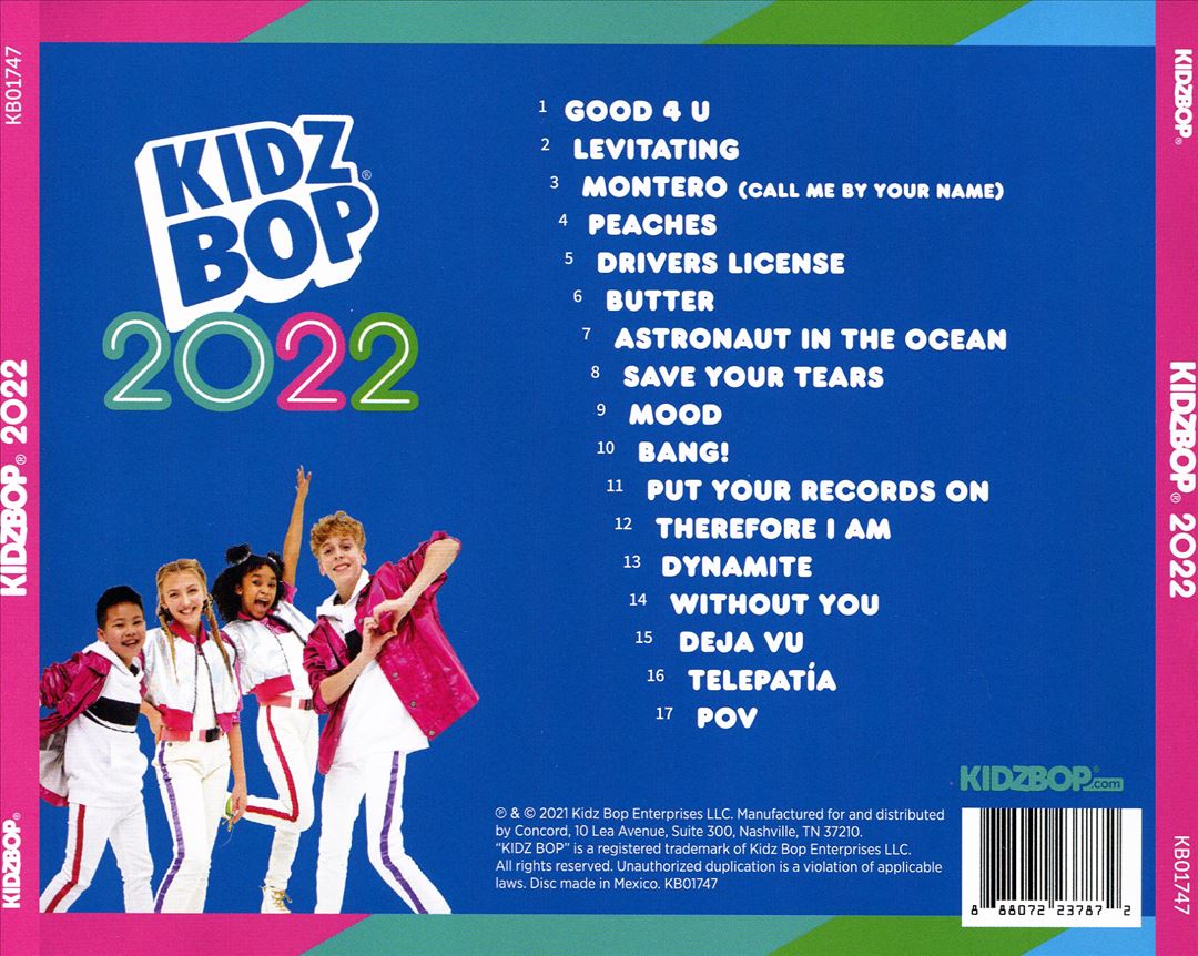 Kidz Bop 2022 cover art